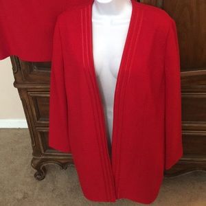 Moshita Couture Red Suit 3 piece suit